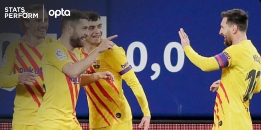 Babak I Liga Spanyol - Jordi Alba Buat Barcelona Unggul 1-0 atas Osasuna