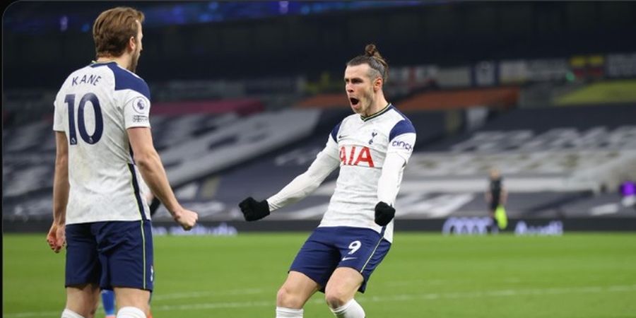 Hasil Liga Inggris - Bale dan Kane Trengginas, Tottenham Ukir Rekor Gol dan Bantai Crystal Palace