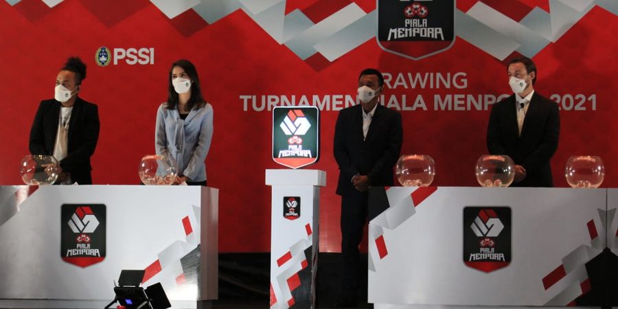 Hasil Lengkap Undian Piala Menpora 2021, Grup Neraka Tercipta