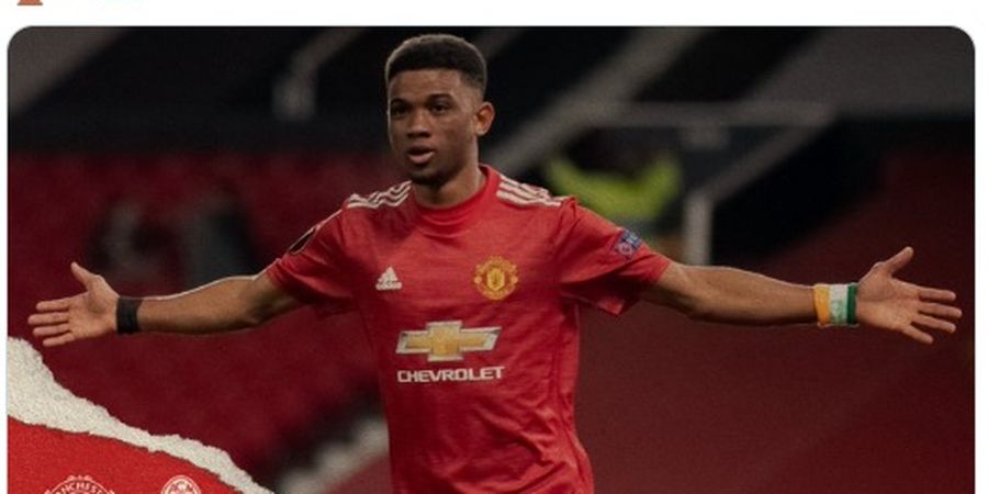 Video Gol Tendangan Bebas Ciamik Amad Diallo Saat Bela Man United U-23