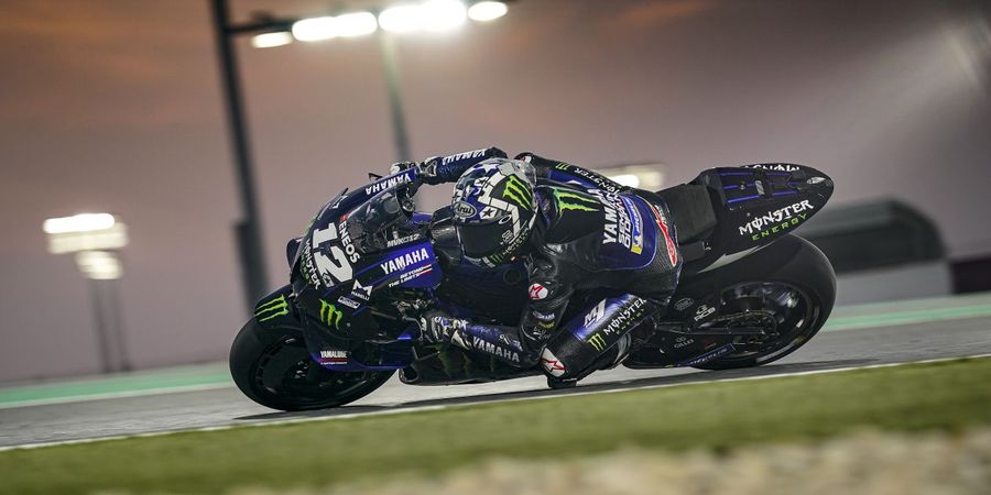 Hasil MotoGP Qatar 2021 - Vinales Jadi Roket, Mir Jadi Bulan-bulanan Jelang Garis Finis, Rossi Menghilang