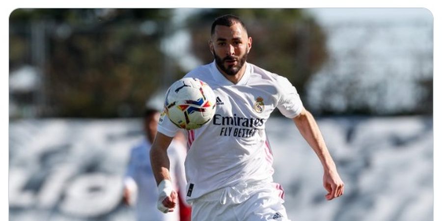 Hasil Liga Spanyol - Karim Benzema Jadi Pahlawan, Sergio Ramos Dapat Perlakuan Mirip Mohamed Salah