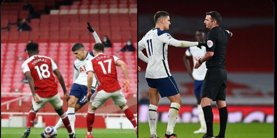 VIDEO - Gol Rabona ala Erik Lamela yang Dinodai Kartu Merah dan Kekalahan