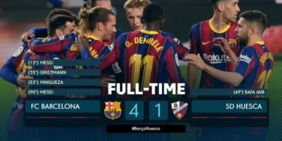 Hasil dan Klasemen Liga Spanyol - Barcelona Langkahi Real Madrid, Cuma Beda 4 Poin dari Atletico