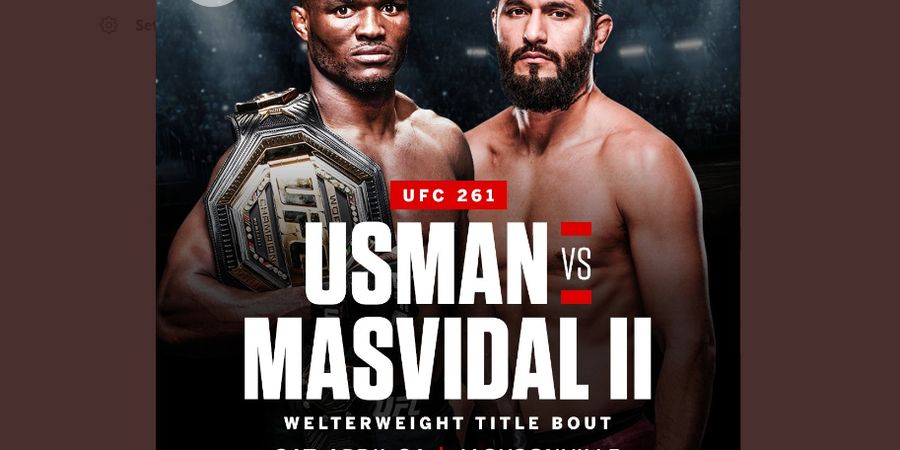 UFC Is Back! 15 Ribu Penonton Siap Padati Tribune untuk Laga Usman vs Masvidal 2 di UFC 261