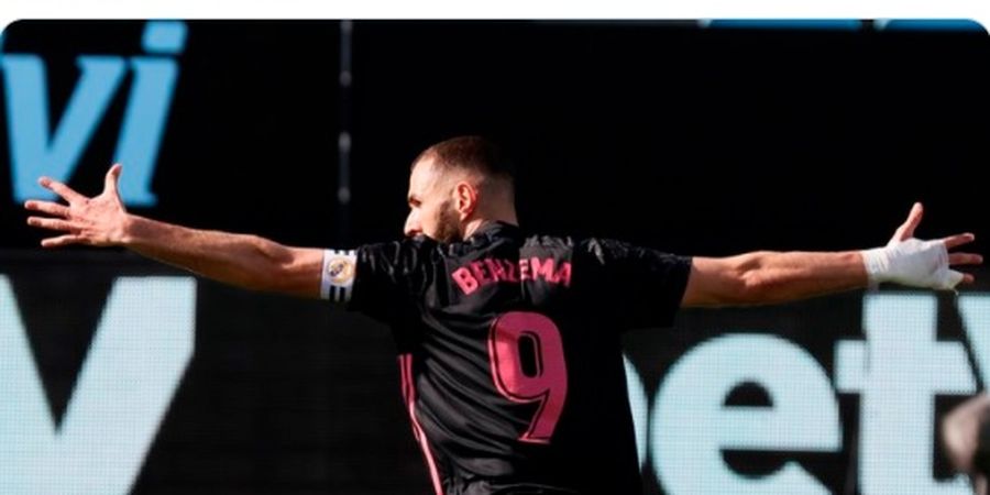 Hasil Babak 1 - Benzema Tampil Trengginas, Real Madrid Unggul 2-1