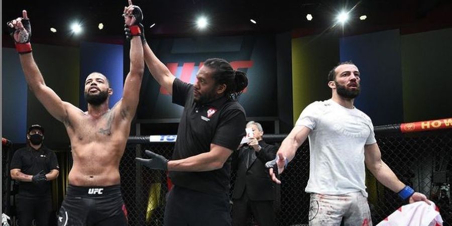 Hasil UFC Vegas 22 - Tak Pakai Nyanyi Terpesona, Pak Polisi Lumat Jagoan Tak Terkalahkan