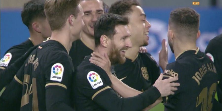 Hasil Liga Spanyol - Gol Putar Badan Messi Bikin Real Sociedad Hancur Lebur di Kandang