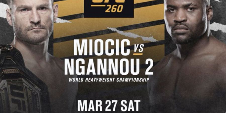 Jadwal UFC 260 - Miocic vs Ngannou 2, Asa Petugas Damkar Kendalikan Api Si Predator Ganas