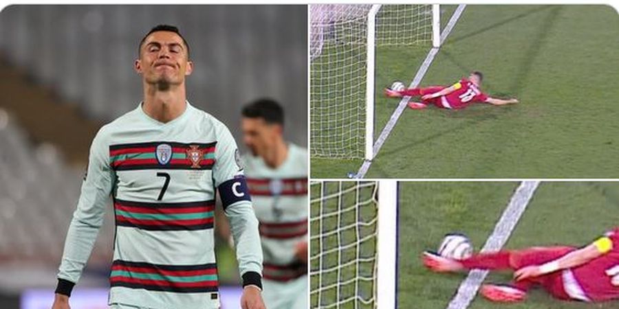 Cristiano Ronaldo Ngamuk hingga Banting Ban Kapten di Laga Timnas Portugal Vs Serbia