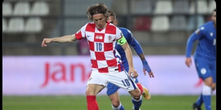 Luka Modric Rayakan Rekor Laga Terbanyak Kroasia dengan Indah