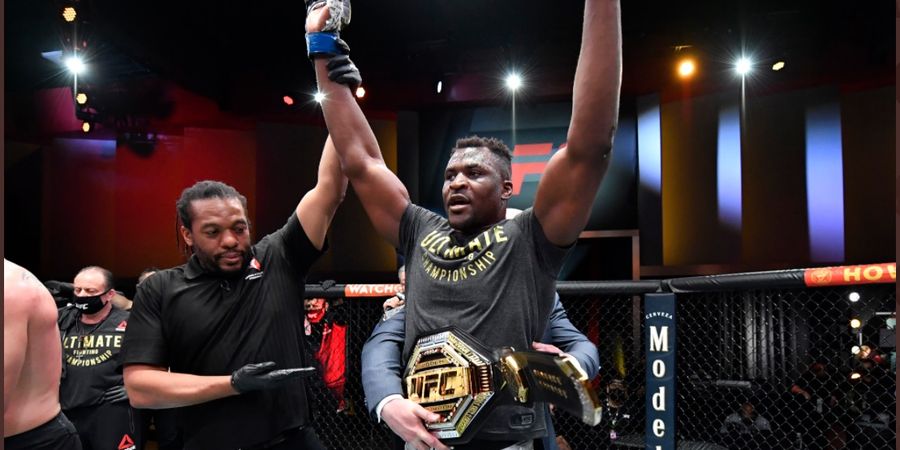 Hasil Lengkap UFC 260 - Francis Ngannou Juara Baru Kelas Berat, Khabib Si Pelatih Menang Lagi