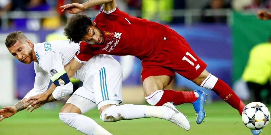 Real Madrid Vs Liverpool - Mohamed Salah Tak Akan Lupa Pelanggaran Sergio Ramos