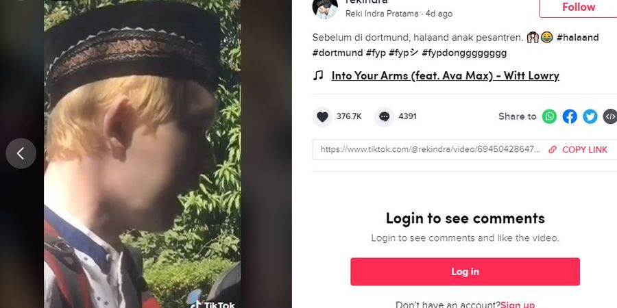 Cek Fakta Sebenarnya Erling Haaland Disebut Pernah Jadi Santri di Indonesia yang Viral