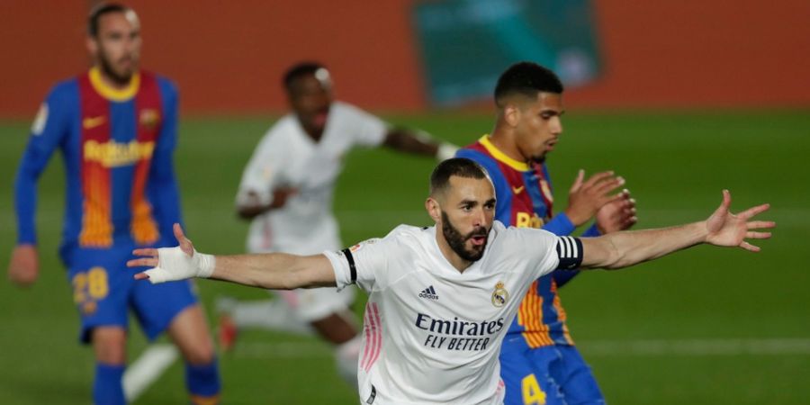 Cetak Gol ke Gawang Barcelona, Karim Benzema Sejajar Cristiano Ronaldo dan 2 Eks Bomber Real Madrid