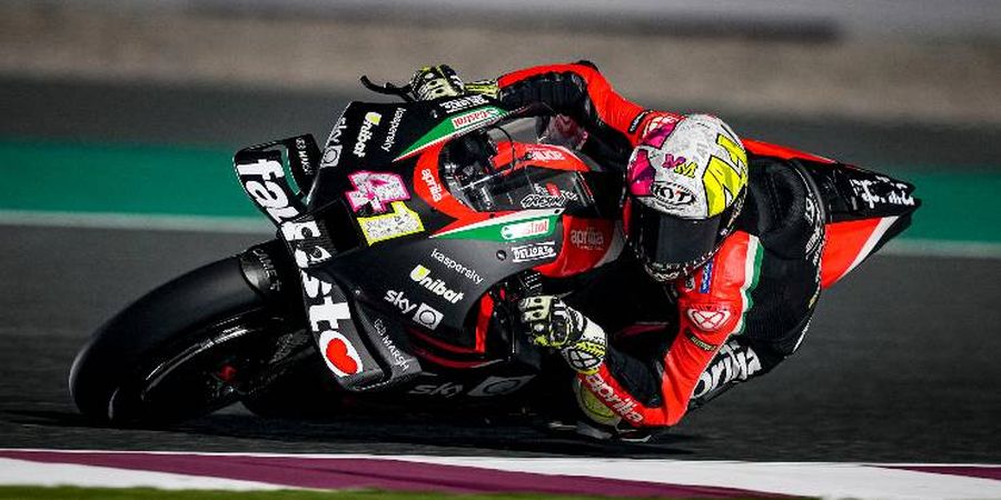 Makin Menggeliat di MotoGP 2021, Aprilia Kian Pede Teror Yamaha dan Ducati