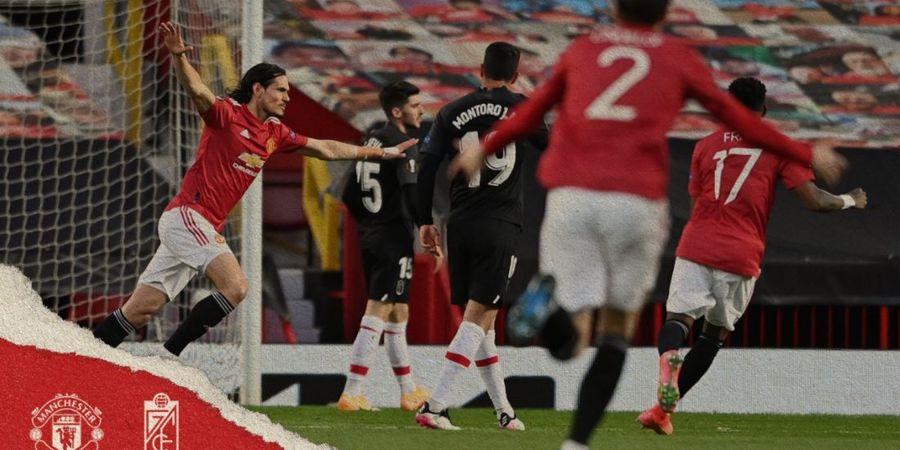 Cavani Nyekor, Solskjaer Bahagia, Man United Masih Terlalu Perkasa untuk Granada di Babak I