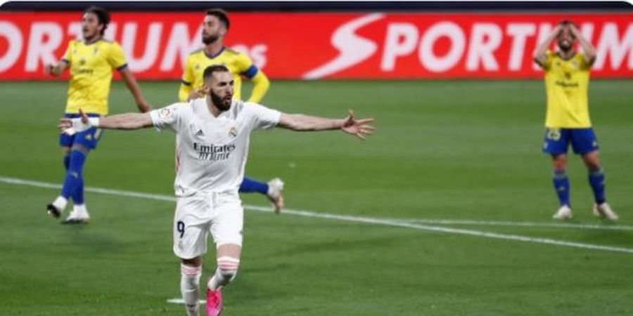 Hasil Liga Spanyol - Karim Benzema Selevel Cristiano Ronaldo, Masuk Sejarah Real Madrid, Los Blancos ke Puncak