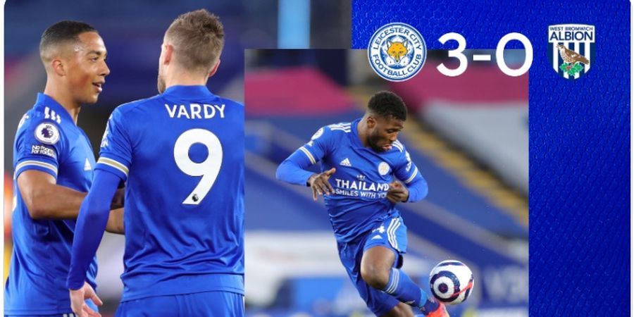 Hasil dan Klasemen Liga Inggris - Jamie Vardy Buka Puasa Gol 1.000 Menit, Man City Tinggal Butuh 8 Poin