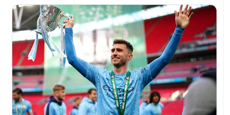 Jadi Pahlawan Manchester City, Aymeric Laporte Pemain Prancis Ketiga yang Cetak Gol di Final Carabao Cup