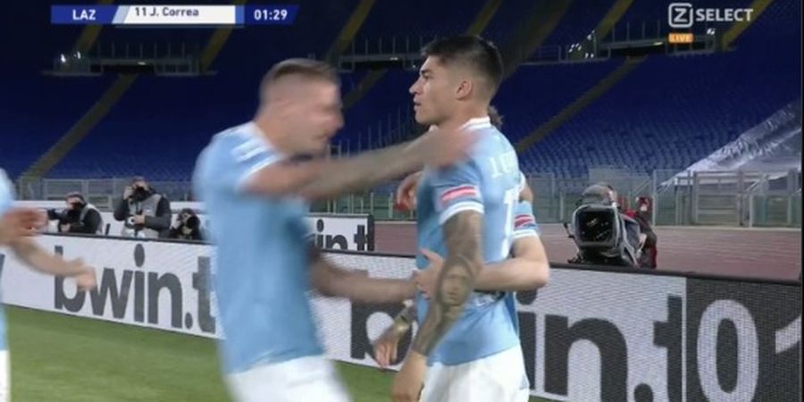 Hanya Butuh 2 Menit untuk Cetak Gol, Lazio Ungguli AC Milan di Babak I