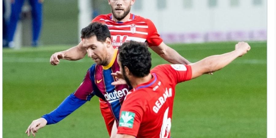 Hasil Liga Spanyol - Gol Lionel Messi Sia-sia, Granada Menang di Camp Nou Setelah 24 Laga, Barcelona Gagal ke Puncak