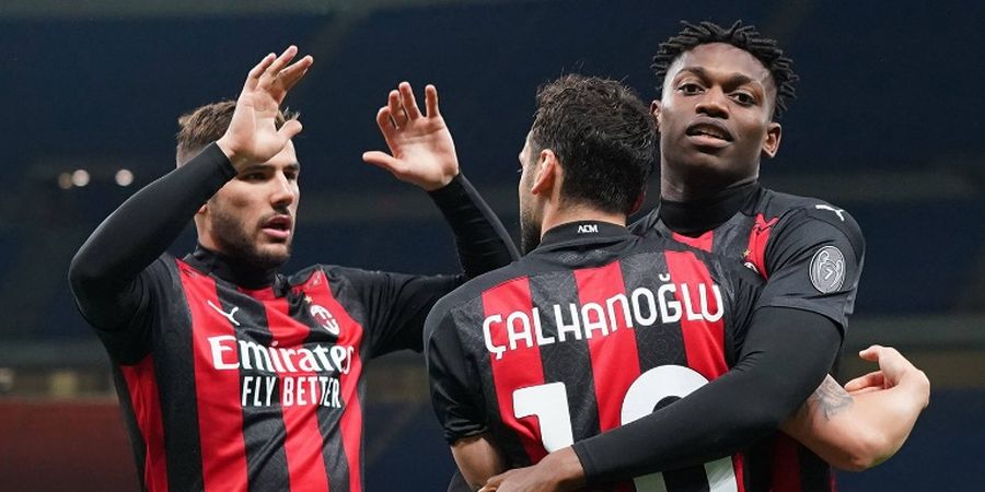 Hasil Liga Italia- Tumbangkan Benevento, AC Milan Kembali ke Empat Besar