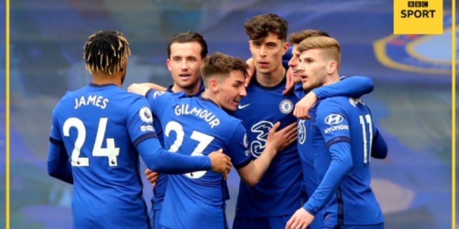 Hasil Liga Inggris - Kai Havertz Menggila, Chelsea Pangkas Jarak dengan Leicester