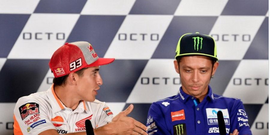 Marc Marquez Kembali 'Tampar' Valentino Rossi pada Musim Ini