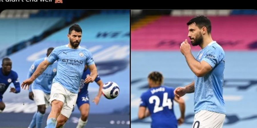 Lakukan Panenka Terburuk dan Buat Guardiola Kesal, Sergio Aguero Minta Maaf