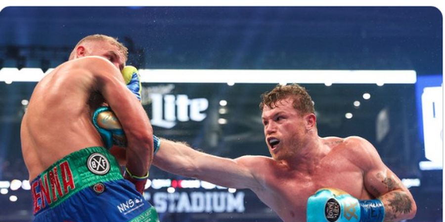 Menang TKO, Canelo Alvarez Rebut Gelar Kelas Super Menengah WBO