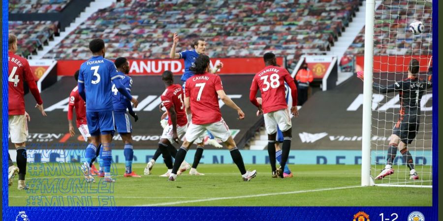 Hasil Liga Inggris - Man United Takluk dari Leicester City, Man City Resmi Juara