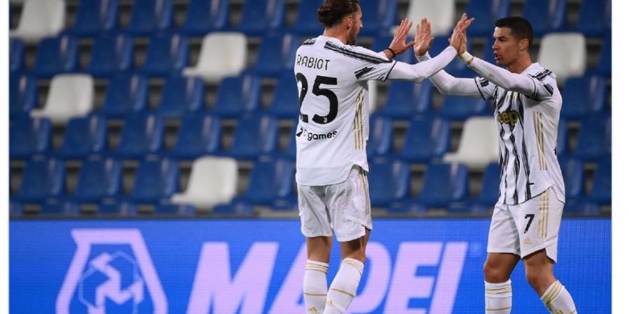 Hasil Babak I - Sassuolo Gagal Penalti, Cristiano Ronaldo Cetak Gol, Juventus Unggul 2-0