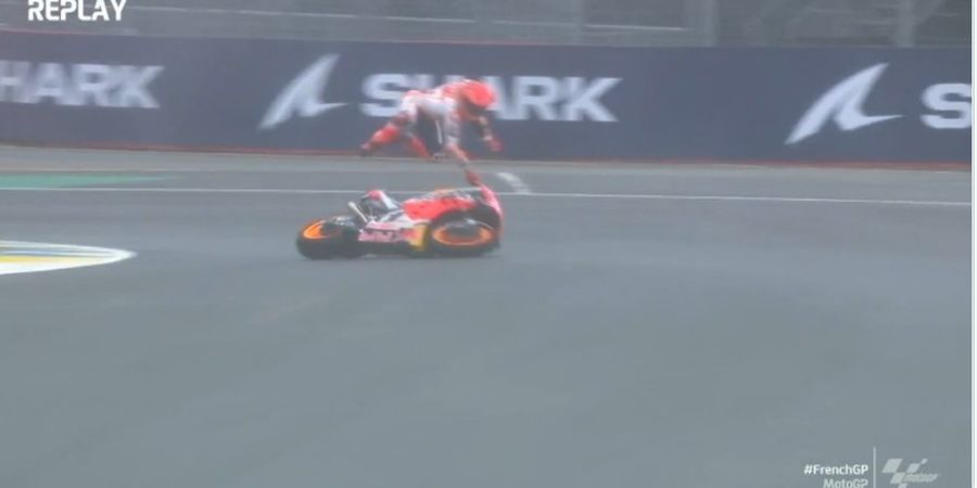 Marc Marquez Jatuh Empat Kali di Le Mans, Ternyata Hal Ini Penyebabnya