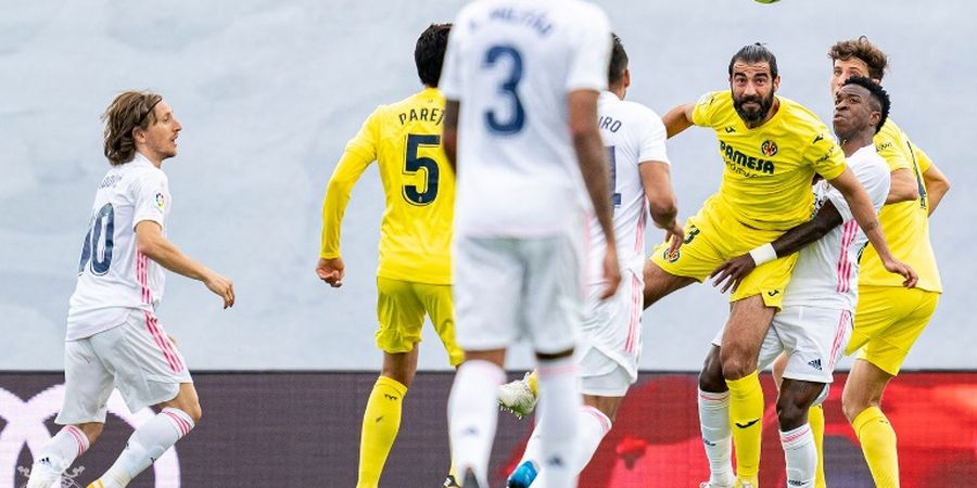 Hasil Babak I - Dibobol Villarreal, Real Madrid Susah Gapai Gelar Liga Spanyol