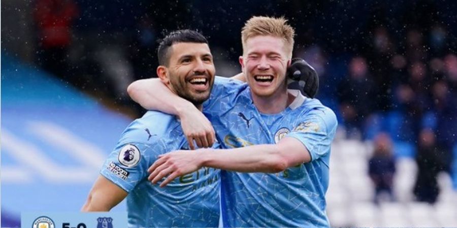 Sergio Aguero Ciptakan Sejarah Baru di Liga Inggris saat Lakoni Laga Perpisahan