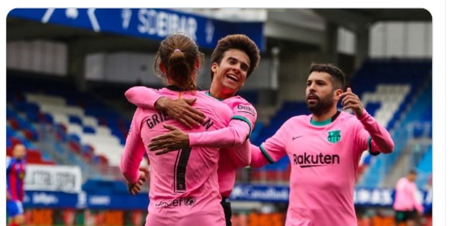 Hasil Liga Spanyol - Gol Antoine Griezmann Bawa Barcelona Menang