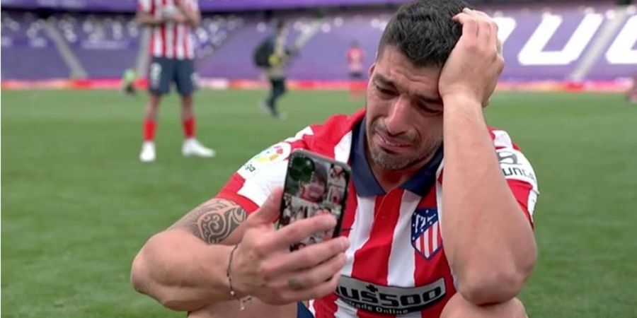 Atletico Juara Liga Spanyol, Suarez Nangis sambil Video Call