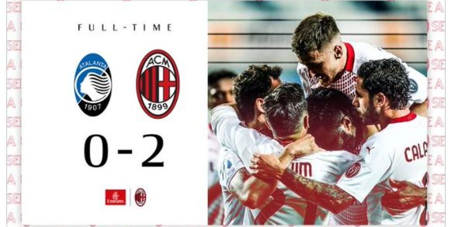 Hasil Liga Italia - Dua Penalti Kessie Kirim AC Milan Finis di Urutan Dua