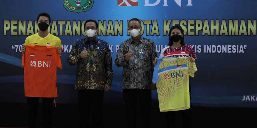 PBSI  dan BNI Tandatangani Mou Kerjasama Sponsor untuk 4 Tahun