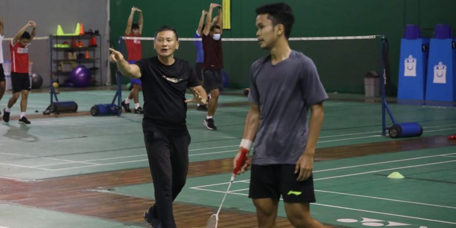 Hasil Simulasi Olimpiade Tokyo 2020 -  Anthony Ginting Dikalahkan Shesar Hiren