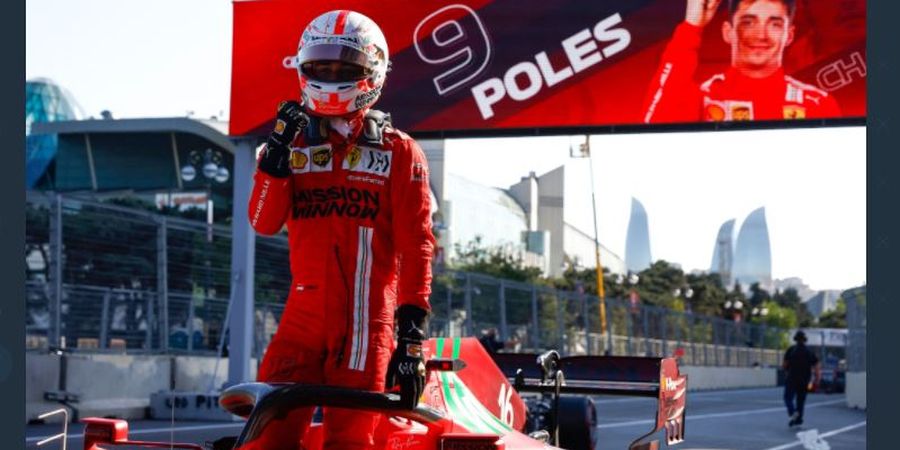 Starting Grid F1 GP Azerbaijan 2021 - Leclerc Dibayangi Hamilton dan Verstappen