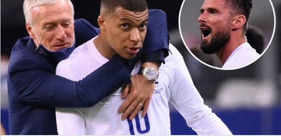 Timnas Prancis Diterpa Isu Keretakan Hubungan Mbappe dan Giroud Jelang Piala Eropa 2020