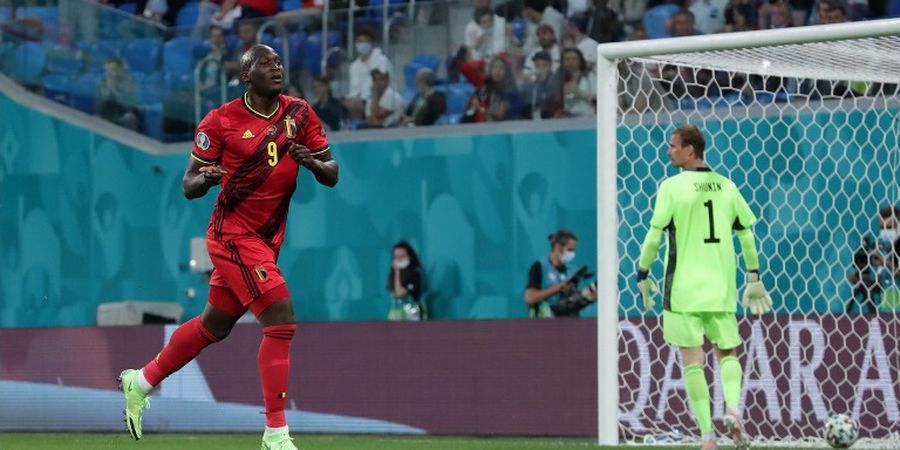 Hasil Babak I - Gol Hoki Lukaku Bantu Belgia Ungguli Rusia