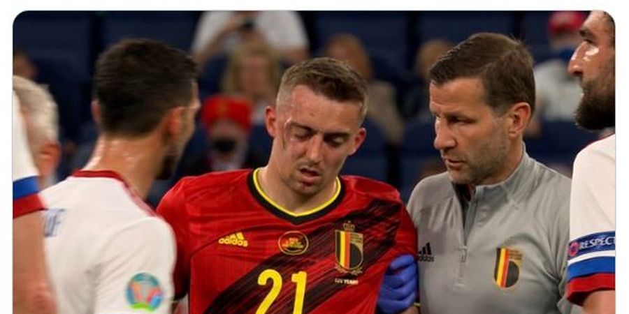 Horor di Laga Pembuka Grup B Euro 2020 - Christian Eriksen Kolaps, Bek Kanan Belgia Patah Tulang Rongga Mata