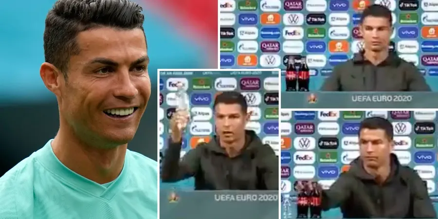 Terselip Ketidakpedean Cristiano Ronaldo di Balik Aksi Viral Geser Coca-Cola