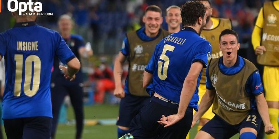 Man of the Match EURO 2020 - Manuel Locatelli, Buangan AC Milan, Tiru Balotelli