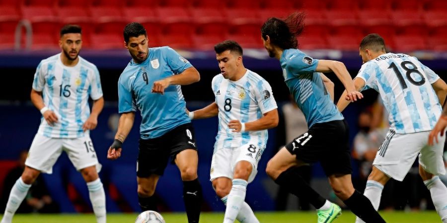 Hasil Copa America 2021 - Suarez Tak Bisa Nembak, Messi Bantu Cetak Gol, Argentina Tekuk Uruguay