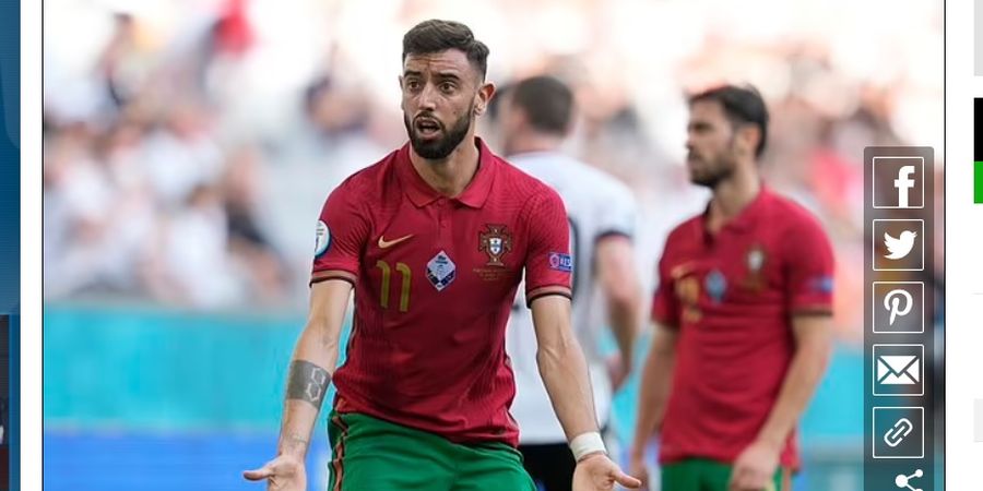 Jerman Habisi Portugal, Bruno Fernandes Dikritik Seakan Tak Niat Bermain