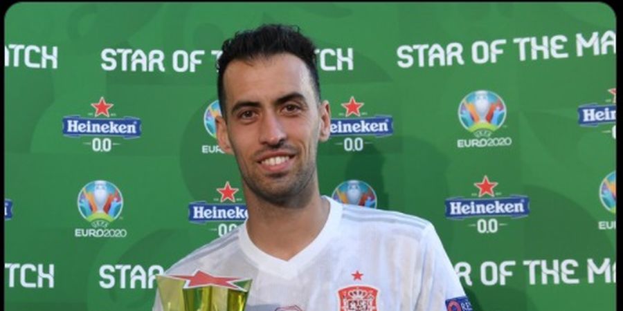 Man of the Match EURO 2020 - Sergio Busquets, Langsung Buktikan Kualitas Usai Sembuh dari COVID-19